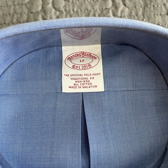 Brooks Brothers Light Blue Dress Shirt - Picture 2 of 3